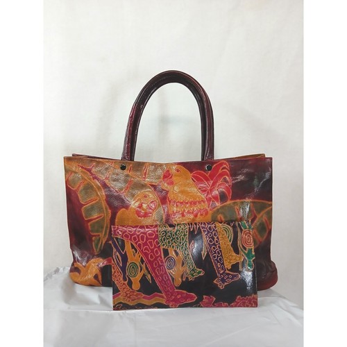 Vintage 70s hand painted - hand,